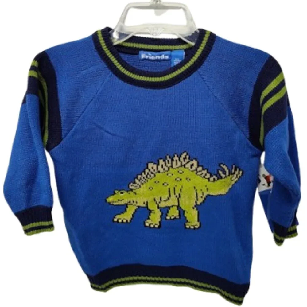 Just Friends Y2K Boy's Lizard Sweater (2 Sizes) 2T & 3T NWT